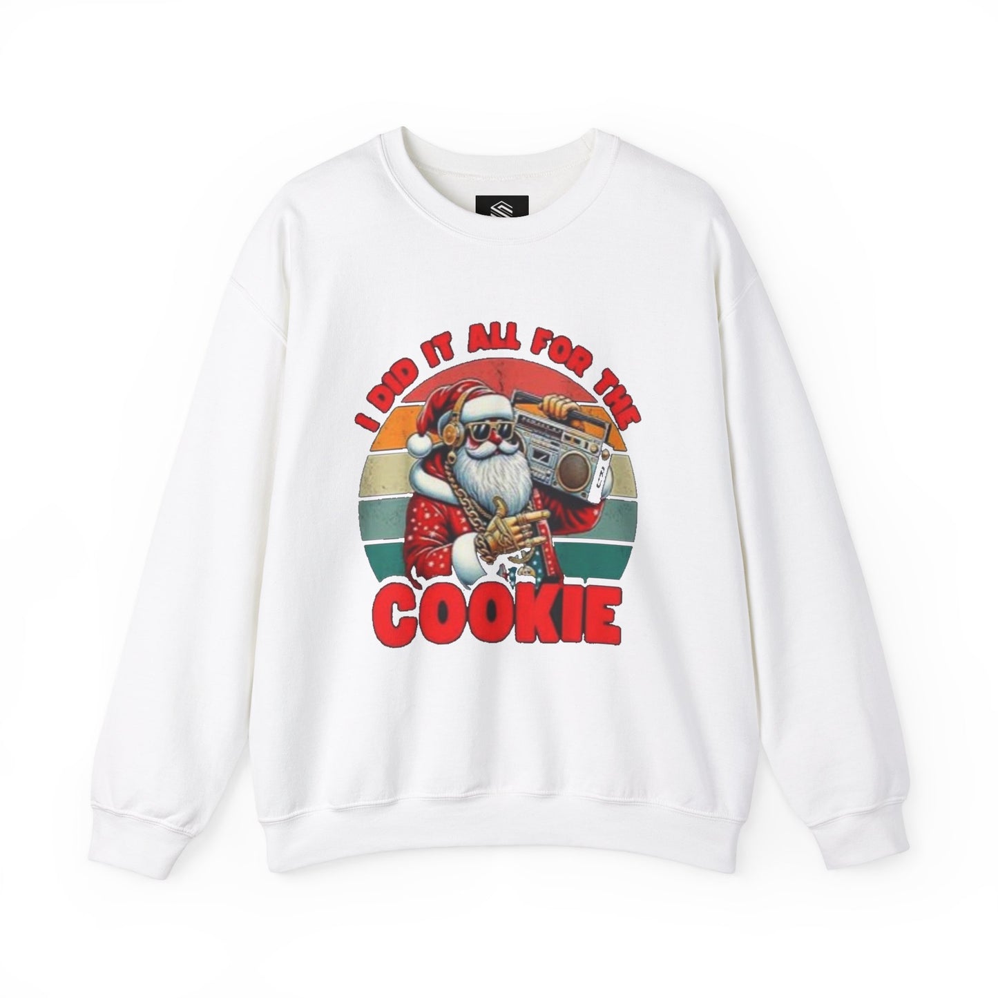 I did it all for the cookie Unisex Crewneck Sweatshirt - 'Most Likely to Call Santa Bruh' Christmas Design