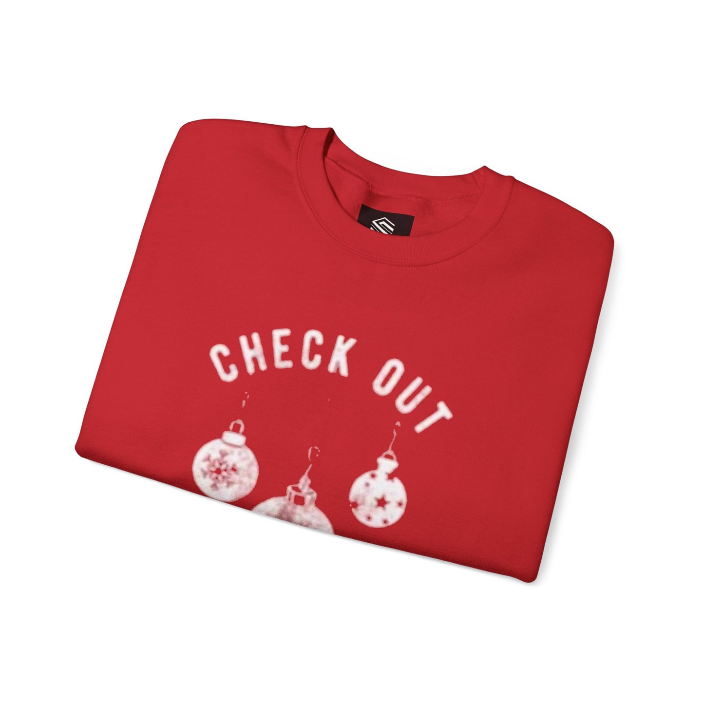Check out my balls Unisex Crewneck Sweatshirt - 'Most Likely to Call Santa Bruh' Christmas Design