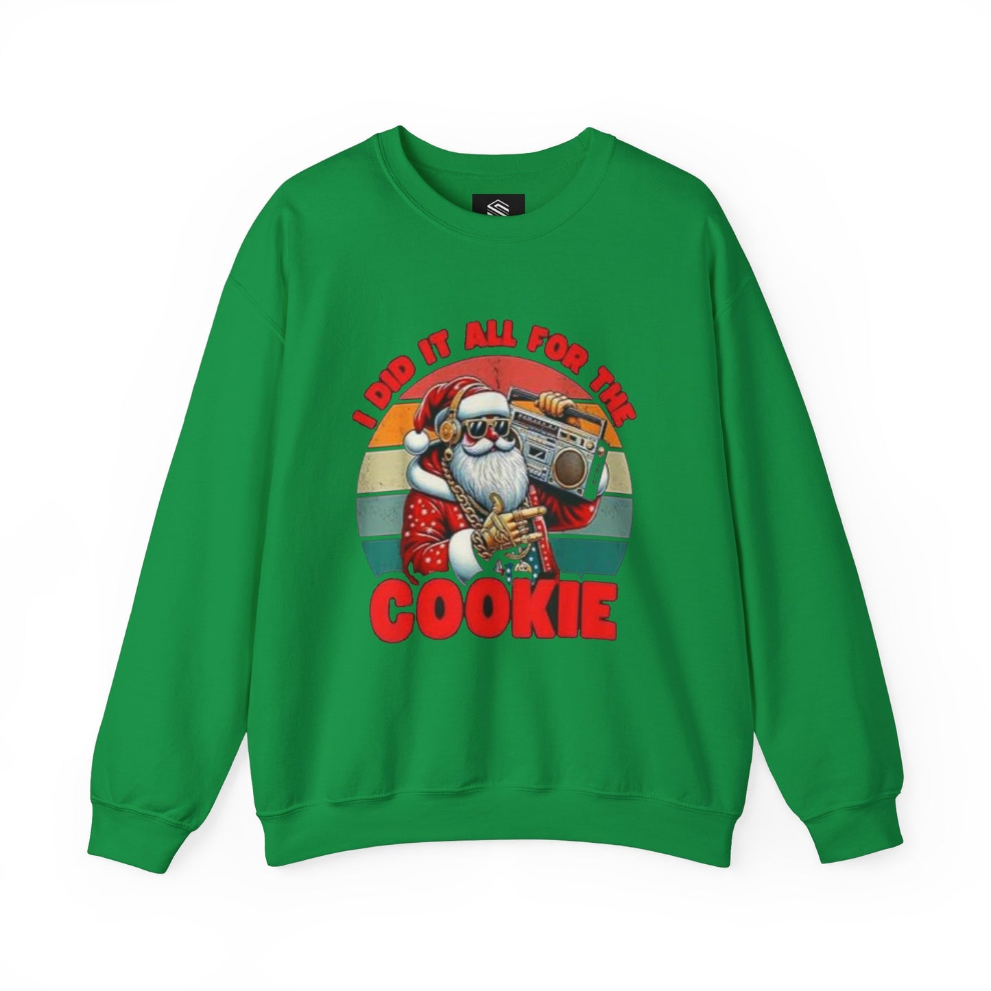 I did it all for the cookie Unisex Crewneck Sweatshirt - 'Most Likely to Call Santa Bruh' Christmas Design