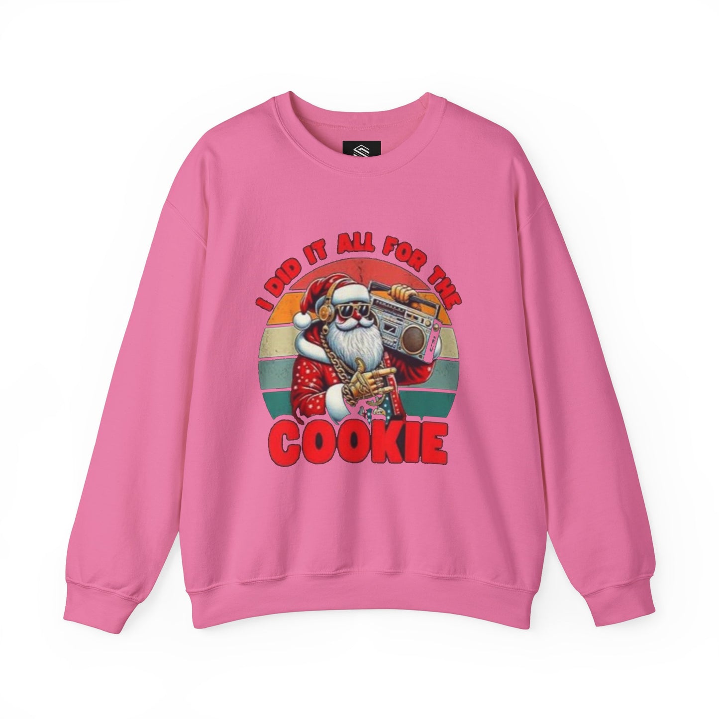 I did it all for the cookie Unisex Crewneck Sweatshirt - 'Most Likely to Call Santa Bruh' Christmas Design