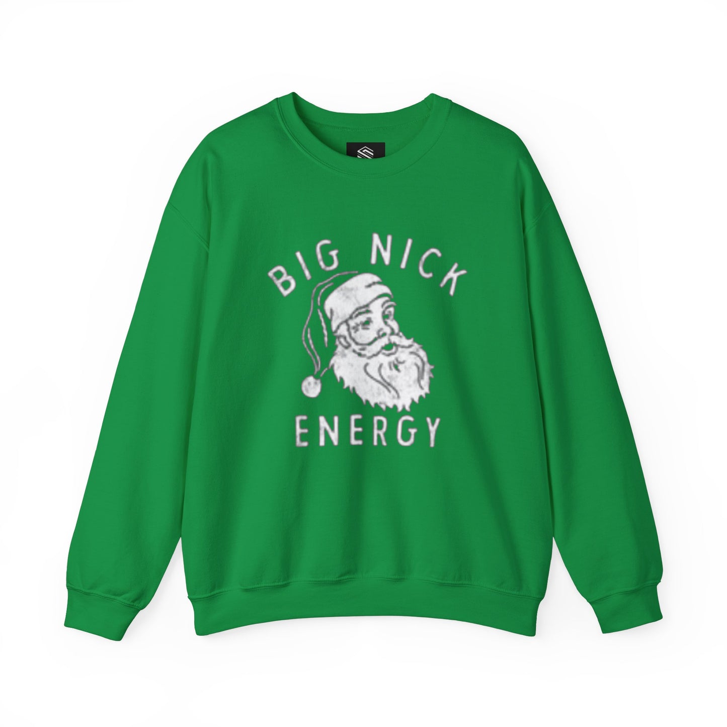Big nick energy Unisex Crewneck Sweatshirt - 'Most Likely to Call Santa Bruh' Christmas Design
