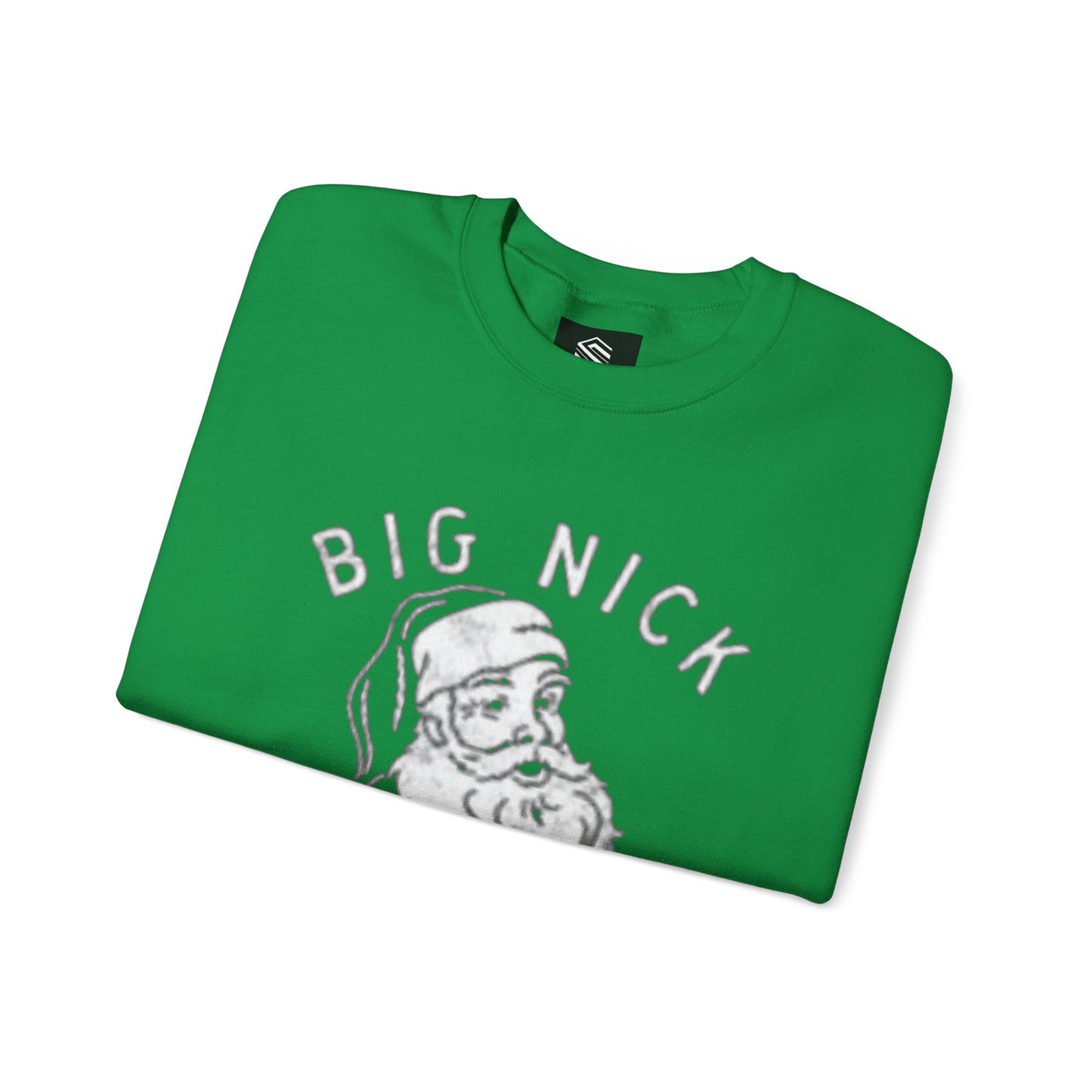 Big nick energy Unisex Crewneck Sweatshirt - 'Most Likely to Call Santa Bruh' Christmas Design
