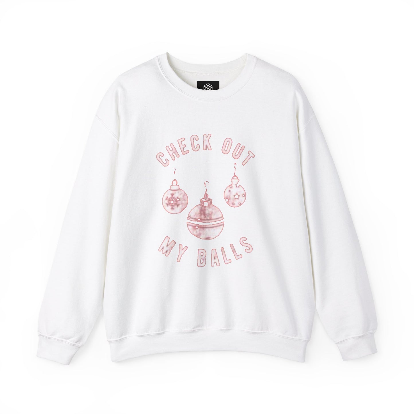 Check out my balls Unisex Crewneck Sweatshirt - 'Most Likely to Call Santa Bruh' Christmas Design