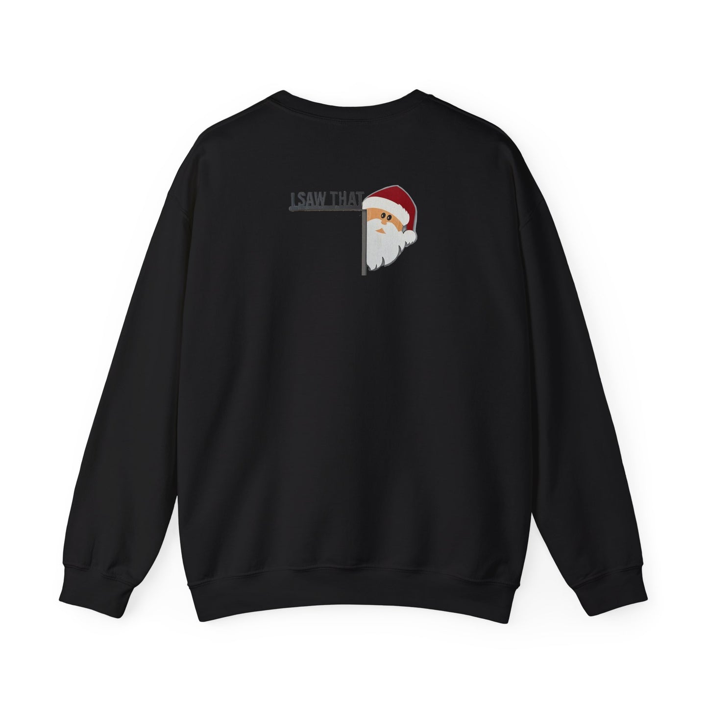 I do it for the hos Unisex Crewneck Sweatshirt - 'Most Likely to Call Santa Bruh' Christmas Design