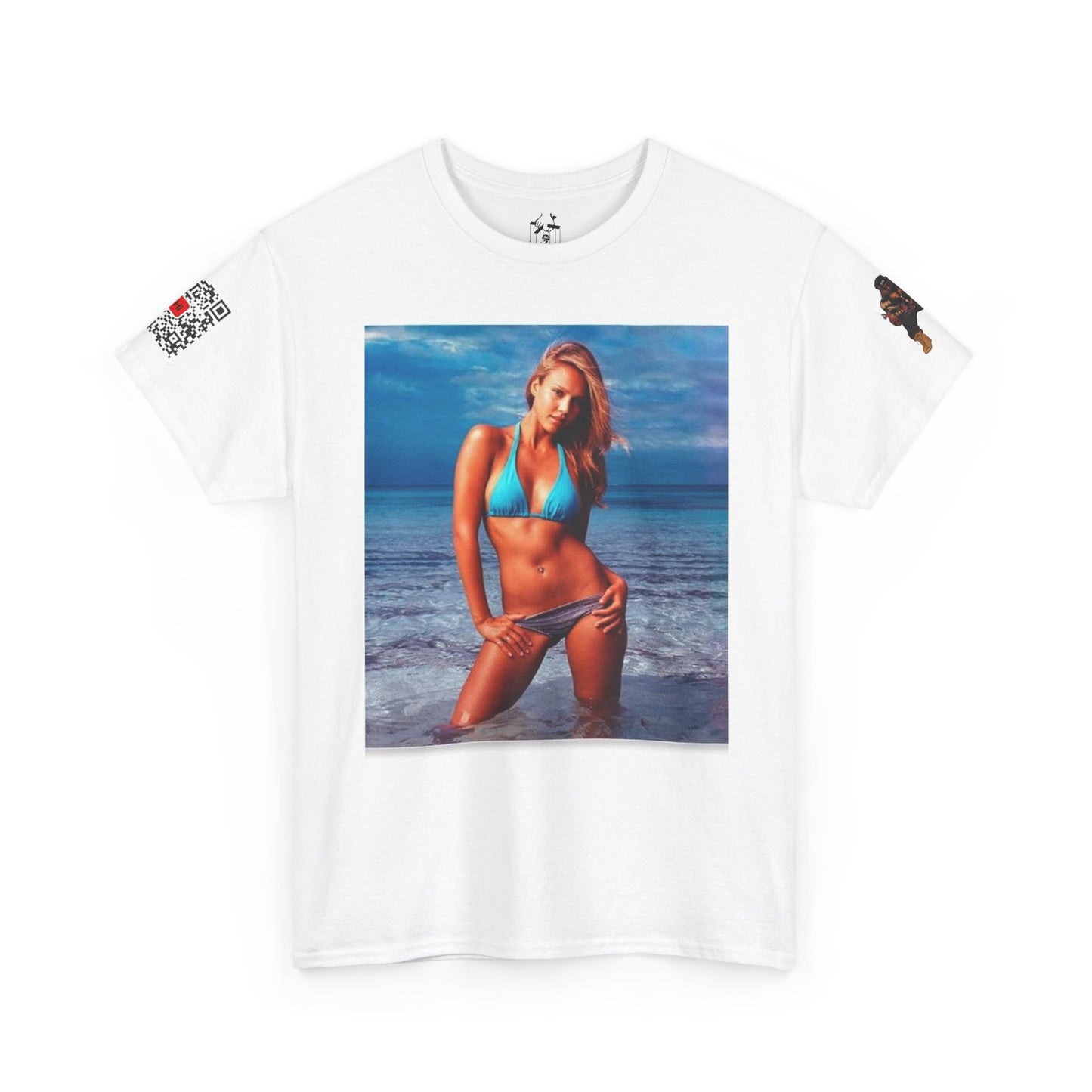 90s Retro 'Into the Blue' Poster Tee — Jessica Albe Inspired T-Shirt