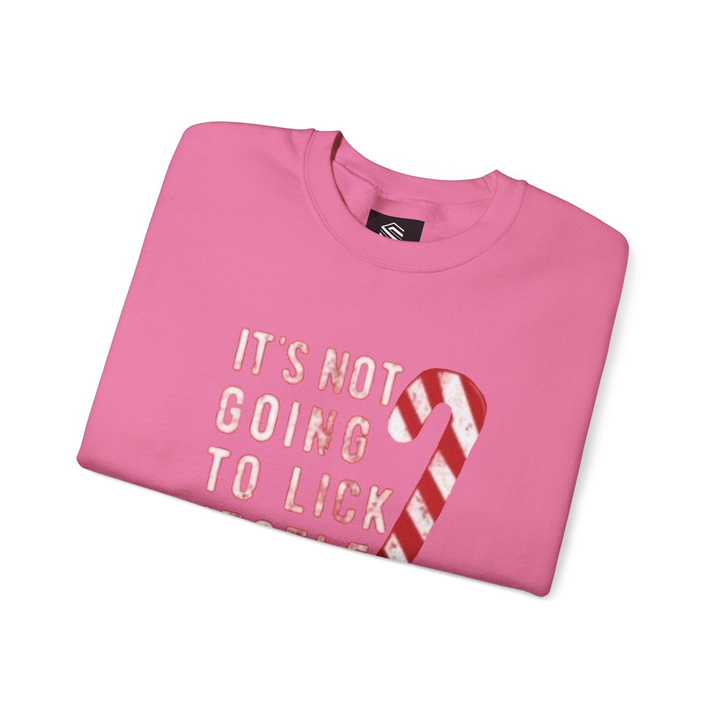 It’s not gonna lick itself Unisex Crewneck Sweatshirt - 'Most Likely to Call Santa Bruh' Christmas Design