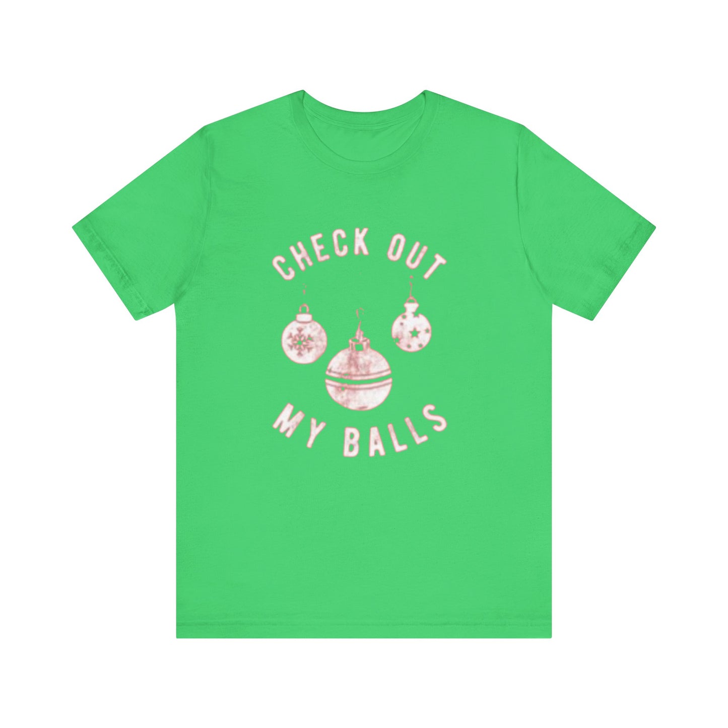 Check out my balls Unisex Jersey Short Sleeve Tee