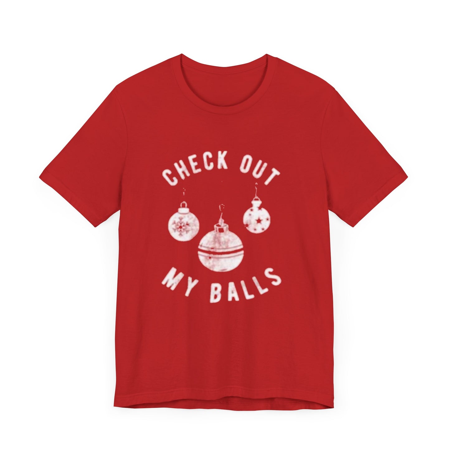 Check out my balls Unisex Jersey Short Sleeve Tee