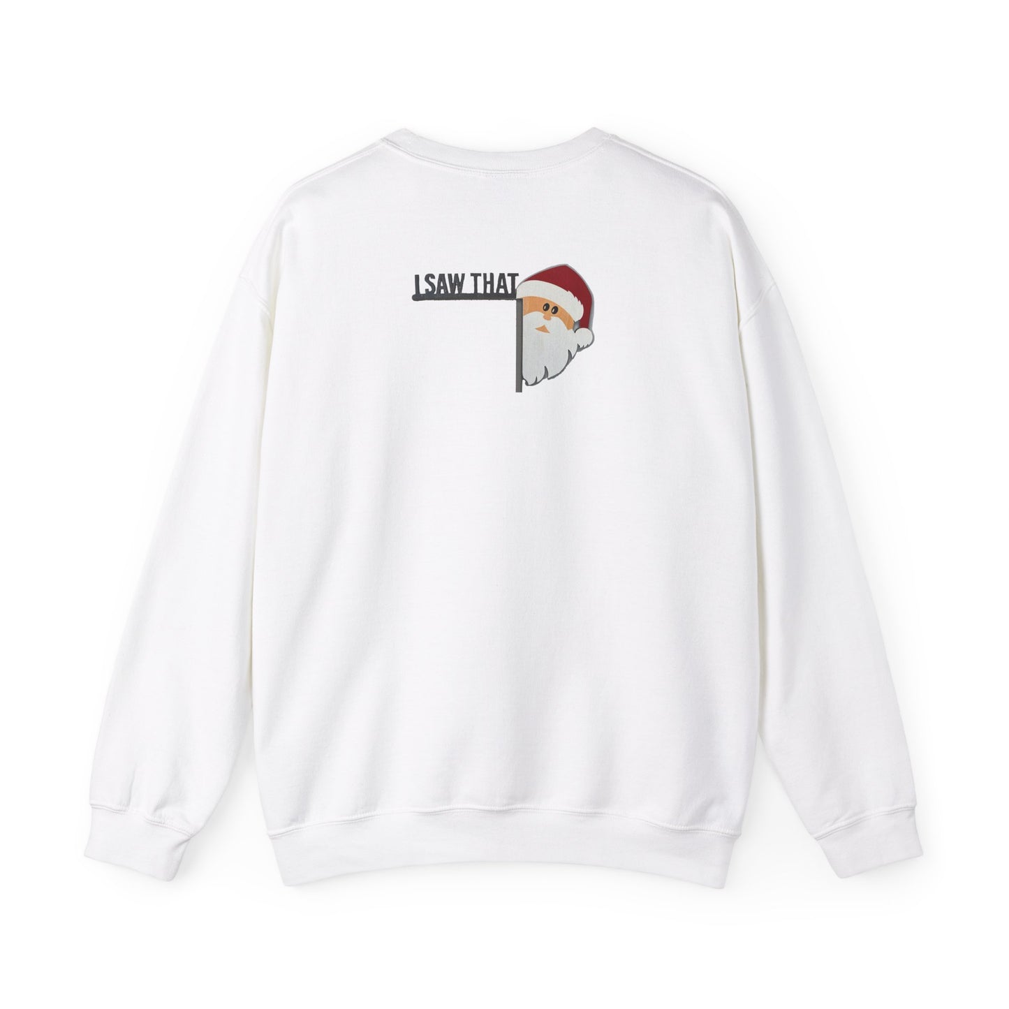 Gangsta wrapper Unisex Crewneck Sweatshirt - 'Most Likely to Call Santa Bruh' Christmas Design