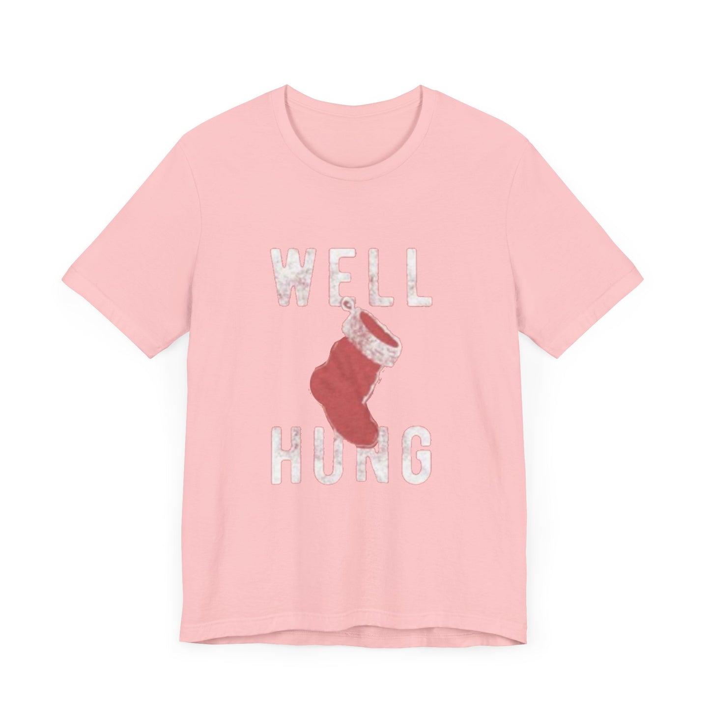 Well hung Unisex Jersey Short Sleeve Tee