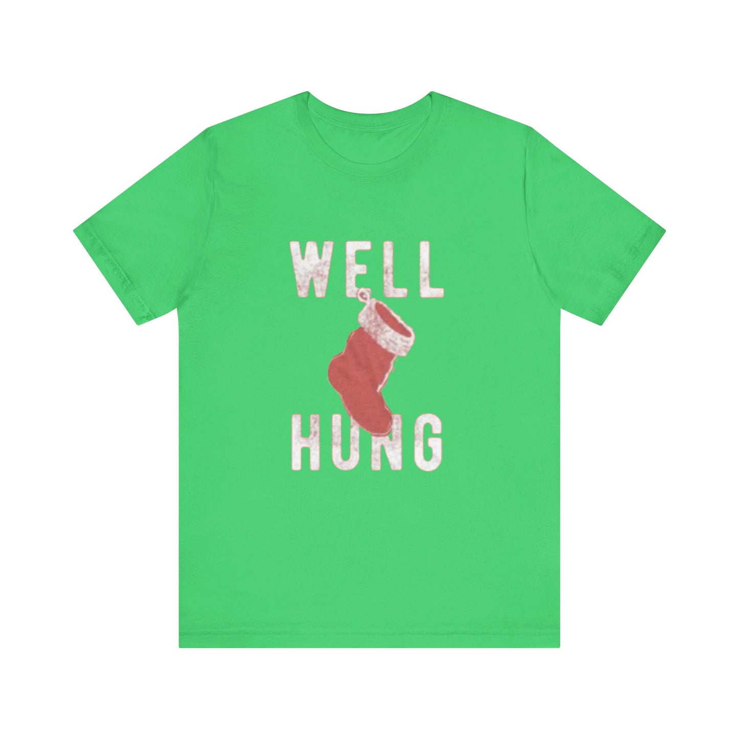 Well hung Unisex Jersey Short Sleeve Tee