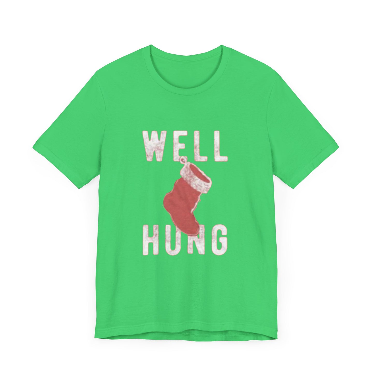 Well hung Unisex Jersey Short Sleeve Tee