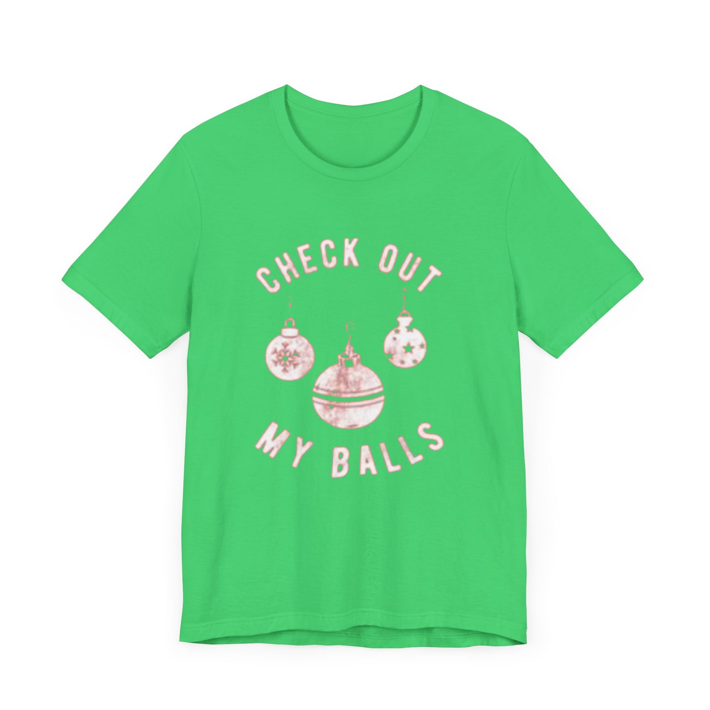 Check out my balls Unisex Jersey Short Sleeve Tee